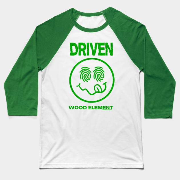 The Driven Wood Element Baseball T-Shirt by SherringenergyTeez